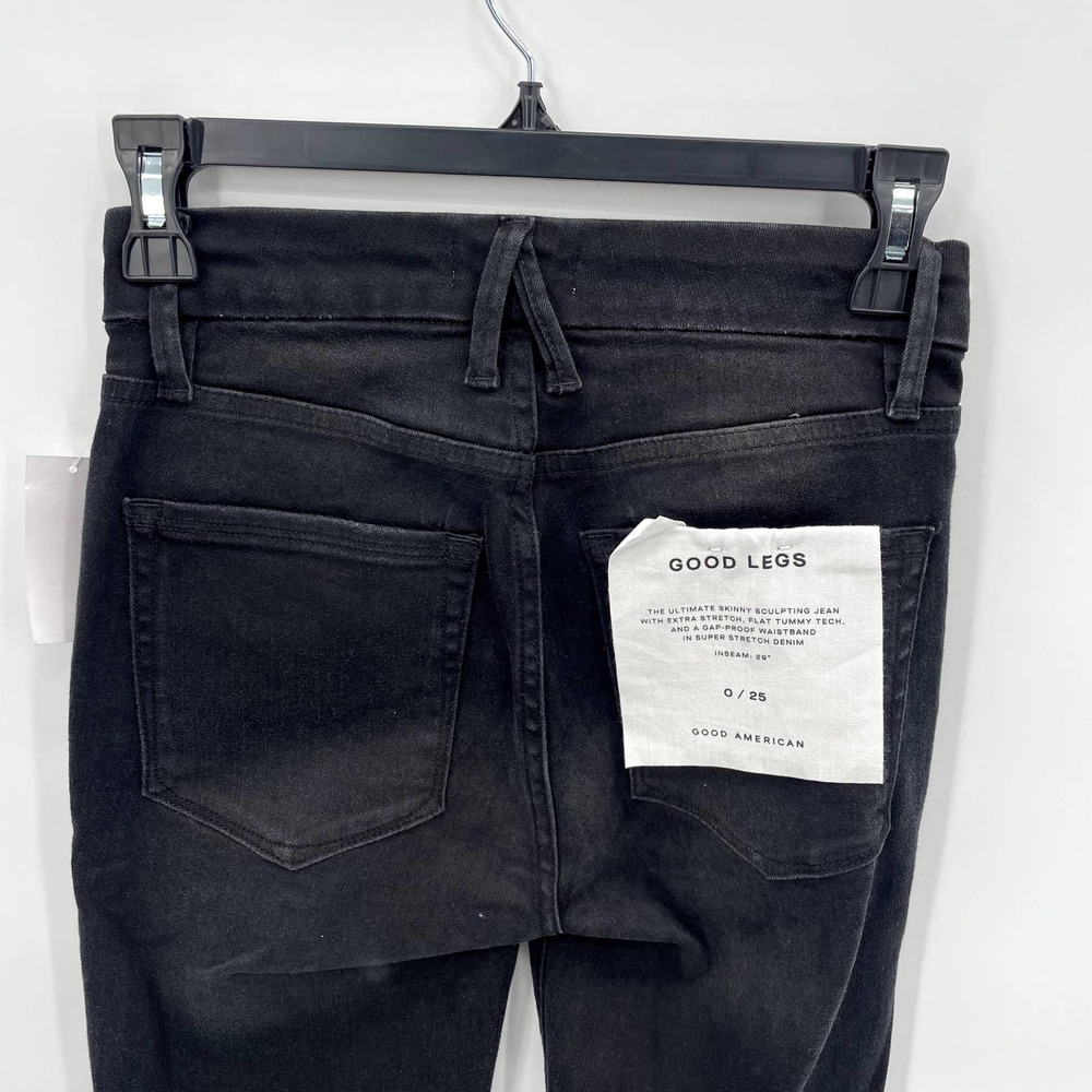 Good American | NWT  Good Legs Step Fray Hem Denim // 0 - Picture 8 of 9